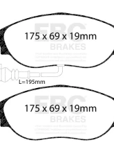 EBC Brakes Full Brake Pad and Disc Rotor Kit for Volkswagen GTi Mk8 2.0 2022-2023                                     - S20K2353 - Image 2