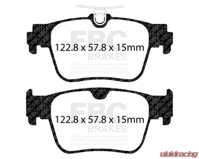 EBC Brakes Brake Pad Disc Rotor Full Kit for Nissan Leaf 2018-2023 S20K2362 - S20K2362