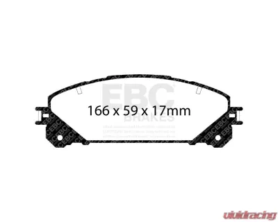 EBC Brake Pad Disc Rotor Full Kit UD1324 + RK7779 + UD1879 + RK7805 Toyota Avalon | Camry 2020-2022 - S20K2443