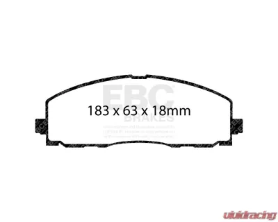 EBC Brakes Brake Pad Disc Rotor Full Kit UD1589 RK7815 UD2233 RK7909 for Jeep Gladiator 2020-2024 - S20K2446