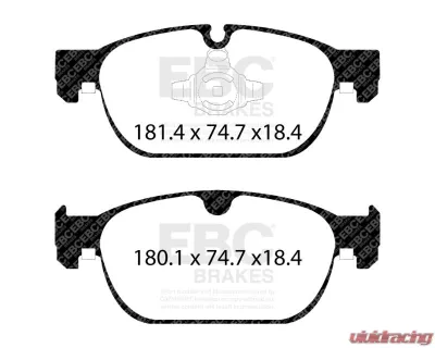 EBC Brakes Brake Pad Disc Rotor Full Kit for Polestar 2 2020 S20K2450 UD1865 RK2016 UD1821 RK2019 - S20K2450