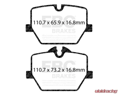 EBC Brakes Brake Pad Disc Rotor Full Kit for BMW 2022-2025 S20K2502 UD1760 RK1386 UD1761 RK2176 - S20K2502