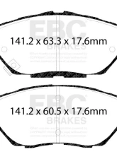 EBC Brakes Full Brake Pad Disc Rotor Kit for Toyota C-HR 2.0 2017-2018, S20K2543                                     - S20K2543 - Image 2
