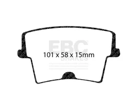 EBC Brakes Brake Pad Disc Rotor Kit DP21722/2 + USR7242 for Chrysler Dodge 2009-2023