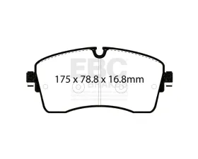 EBC Brakes Brake Pad Disc Rotor Kit DP62385 + GD2195 for Land Rover Discovery Sport, Range Rover Evoque 2018-2020