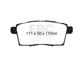 EBC Brakes Brake Pad Disc Rotor Kit DP61795 + GD7467 for Mazda CX-9 2007-2016