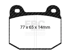 EBC Brakes Brake Pad Disc Rotor Kit DP3197/2C + USR1190 for Lotus Elise Exige 2004-2011