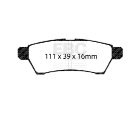 EBC Brakes Brake Pad Disc Rotor Kit DP41746R + GD7866 for Nissan Pathfinder 3.5 2022-2023