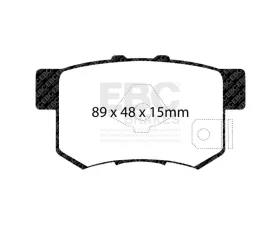 EBC Brakes Brake Pad Disc Rotor Kit DP41193/2R + GD7560 for Honda Accord Crosstour 2009-2015