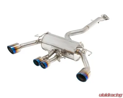 APEXi N1-X Quad-Exit Catback Exhaust System w/ Titanium Tips (Non-Resonated Midpipe) Toyota GR Corolla 2023+ - 164-KT23P