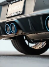 APEXi N1-X Quad-Exit Catback Exhaust System w/ Titanium Tips (Non-Resonated Midpipe) Toyota GR Corolla 2023+                                     - 164-KT23P - Image 3