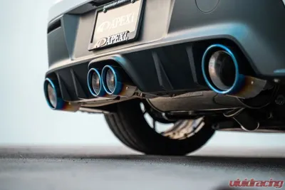 APEXi N1-X Quad-Exit Catback Exhaust System w/ Titanium Tips (Non-Resonated Midpipe) Toyota GR Corolla 2023+ - 164-KT23P