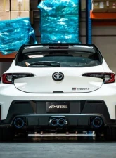 APEXi N1-X Quad-Exit Catback Exhaust System w/ Titanium Tips (Non-Resonated Midpipe) Toyota GR Corolla 2023+                                     - 164-KT23P - Image 4