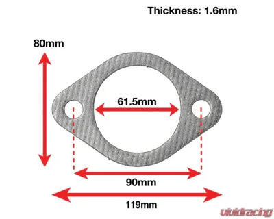 APEXi Replacement Two Bolt Exhaust Gasket - 199-A008