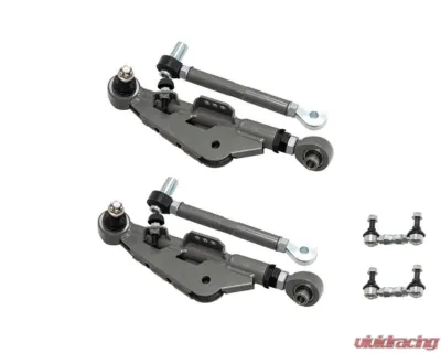 APEXi EXV Front Adjustable Lower Control Arm | Stabilizer End Link Pillow Ball Nissan 180SX | 240SX | Silvia S13 1989-1994 - 270KNF20-PB