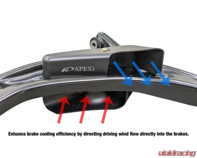 APEXi N1 Brake Air Shroud Brake Duct Kit Scion FR-S | Toyota 86 | Subaru BRZ 2013+ - 280-T001