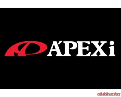 APEXi 10" White Logo Decal - 601-KH11