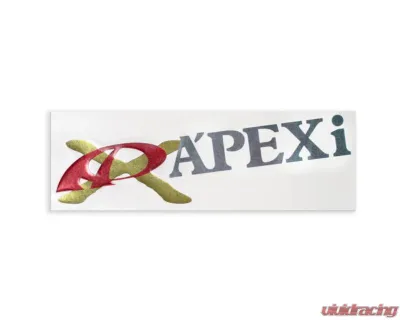 APEXi 12" Tri-Color Chrome APEX-X Decal - 601-KH17