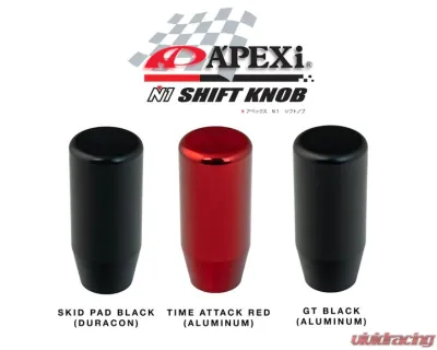 A'PEXi M10 x P1.5 GT Black Aluminum N1 Shift Knob - 603-SK1B