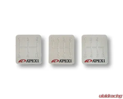 A'PEXi M10 x P1.25 GT Skid Pad Black Duracon N1 Shift Knob - 603-SK2D