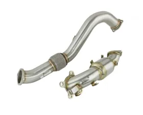 Skunk2 76mm Alpha Series Downpipe w/ Catalytic Converter