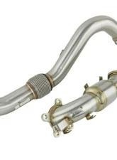 Skunk2 76mm Alpha Series Downpipe w/ Catalytic Converter Honda Civic 2016-2021                                     - 412-05-6061 - Image 4