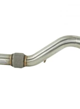 Skunk2 76mm Alpha Series Downpipe w/ Catalytic Converter Honda Civic 2016-2021                                     - 412-05-6061 - Image 2