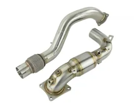 Skunk2 76mm Alpha Series Downpipe w/ Catalytic Converter
