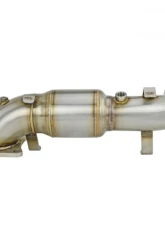 Skunk2 76mm Alpha Series Downpipe w/ Catalytic Converter Honda Civic Type R2018-2021                                     - 412-05-6066 - Image 3