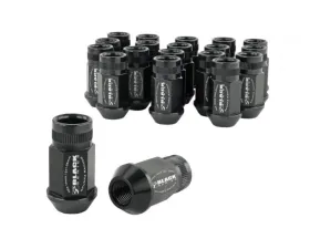 Skunk2 12x1.25 Lug Nut Set Black Anodized (Set of 20)