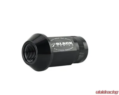 Skunk2 12x1.25 Lug Nut Set Black Anodized (Set of 20) - 520-99-0835