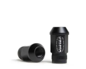 Skunk2 M12x1.50 Lug Nut Set Black (Set of 16)