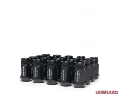 Skunk2 M12x1.50 Lug Nut Set Black (Set of 16) - 520-99-0853