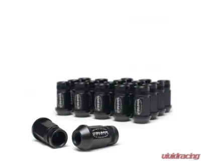 Skunk2 M12x1.50 Lug Nut Set Black (Set of 16) - 520-99-0853