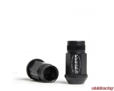 Skunk2 M12x1.50 Lug Nut Set Black (Set of 16) - 520-99-0853