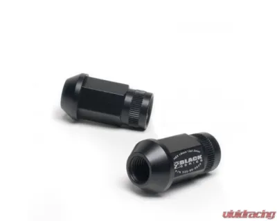 Skunk2 M12x1.50 Lug Nut Set Black (Set of 20) - 520-99-0855