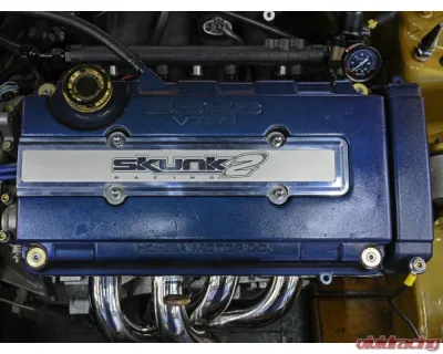 Skunk2 Billet Spark Plug Wire Cover Polished Honda | Acura 1994-2001 - 632-05-2090