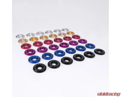 Skunk2 Small Fender Washer Kit Black - 649-05-0215