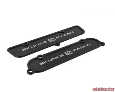 Skunk2 K Series Cylinder Head Port Covers Black - 666-05-0100
