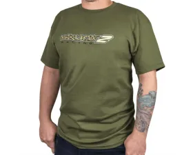 Skunk2 Camo Logo T-Shirt Green LG