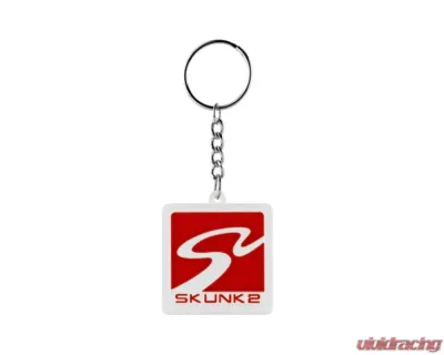 Skunk2 Keychain White - 888-99-3000