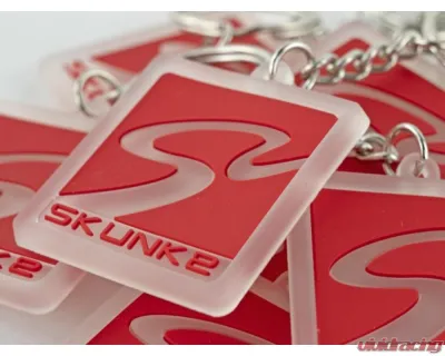 Skunk2 Keychain White - 888-99-3000