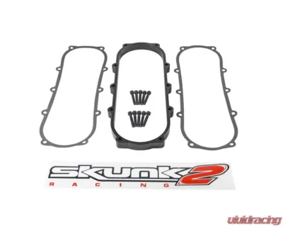 Skunk2 1/2L Black Ultra Street Plenum Spacer - 907-05-9101