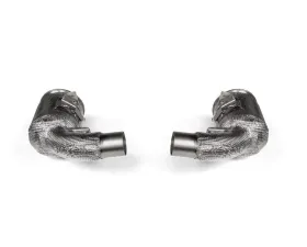 Akrapovic Link Pipe Set with Cats Porsche 992 Turbo | Turbo S 2020