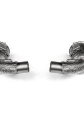Akrapovic Link Pipe Set with Cats Porsche 992 Turbo | Turbo S 2020                                     - L-PO/SS/4 - Image 2