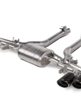 Akrapovic Slip-On Line with Carbon Fiber Titanium Tips BMW X5M F95 | X5M Competition F95 2020+                                     - S-BM/T/16H - Image 2
