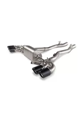 Akrapovic Titanium Slip-On Line Exhaust System with Carbon Tips for BMW M8 Competition F91/F92 2021-2024                                     - S-BM/T/22H - Image 2
