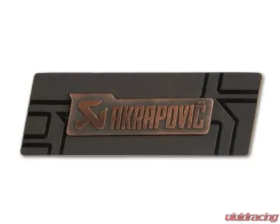Akrapovic Copper Sign Badge - 800910