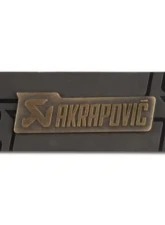 Akrapovic Brass Sign Badge                                     - 800911 - Image 2