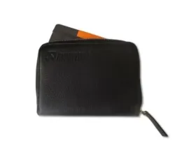 Akrapovic Black S Leather Zip Notebook